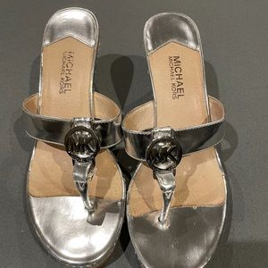 Silver Michael Kors Sandal